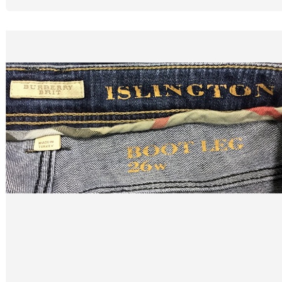 BURBERRY Islington Women's Bootcut Jeans w/COA - Picture 6 of 7